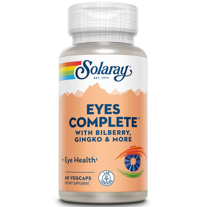 SOLARAY Eyes Complete 60 VegCaps front view with packaging