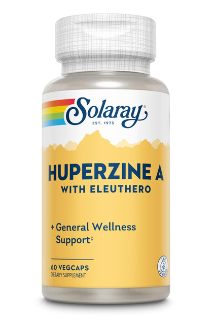 SOLARAY Huperzine A Capsules 50mcg front view
