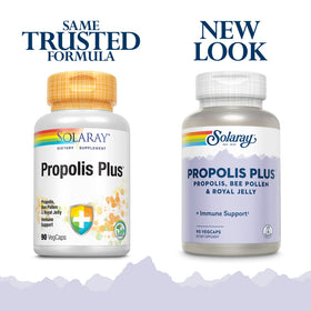 SOLARAY Propolis Plus VegCaps close-up
