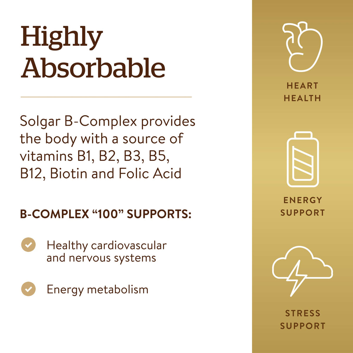 Solgar B-Complex 50 Vegetable Capsules packaging