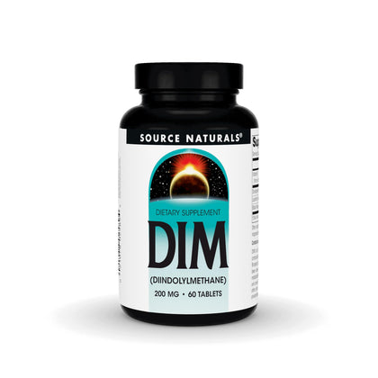 Source Naturals DIM 200mg 60 Tablets front view