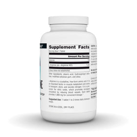 Source Naturals L-Arginine 1000 mg 200 Tablets packaging