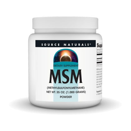 Source Naturals MSM Powder 35 oz front view