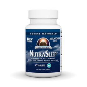 Source Naturals NutraSleep 40 Tablets front view