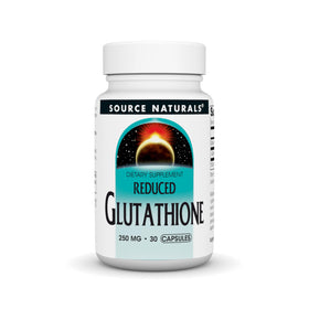 Source Naturals Reduced Glutathione 250 mg 30 Capsules front view