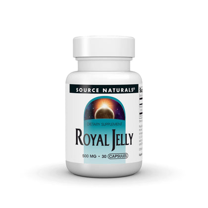 Source Naturals Royal Jelly 500mg 30 Capsules front view