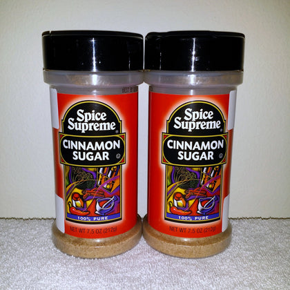 Spice Cinnamon Sugar 2-pack front view of bottles