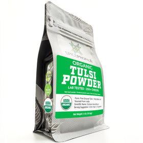 Spice Profile Organic Holy Basil Powder 4 oz resealable pouch front view