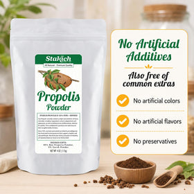 Stakich Bee Propolis Powder 4 Ounce packaging