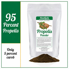 Stakich Bee Propolis Powder 4 Ounce side view