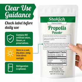 Stakich Bee Propolis Powder close-up