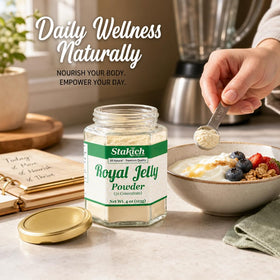 Stakich Royal Jelly Powder 3X Concentrate serving suggestion