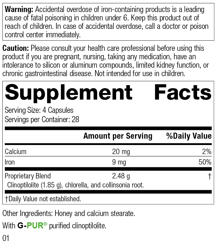 Standard Process GI Adsorb bottle label