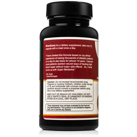 SugarMD Super Berberine Supplement side view