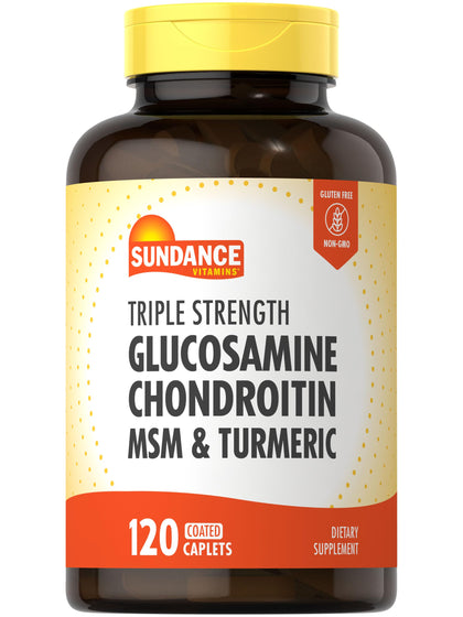 Sundance Glucosamine Chondroitin 120 caplets front view