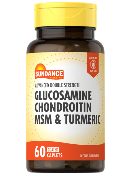 Sundance Glucosamine Chondroitin MSM Turmeric 60 caplets front view