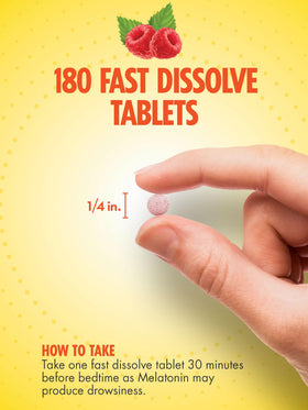 Sundance Melatonin 5mg tablets side view