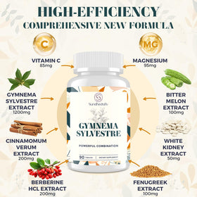 Sundhedsliv Gymnema Sylvestre Supplement 2100MG capsule close-up