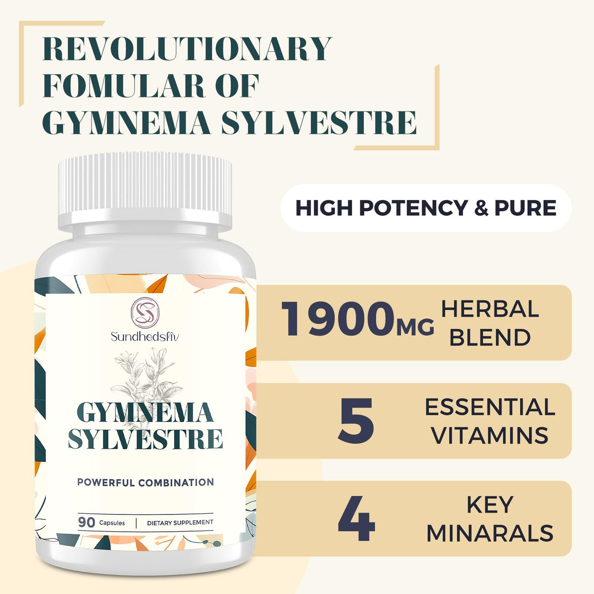 Sundhedsliv Gymnema Sylvestre Supplement 2100MG packaging
