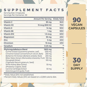 Sundhedsliv Gymnema Sylvestre Supplement 2100MG side view