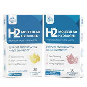Sunshine & Rain Hydrogen Tablets in a travel setting
