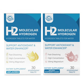 Sunshine & Rain Hydrogen Tablets packaging front view