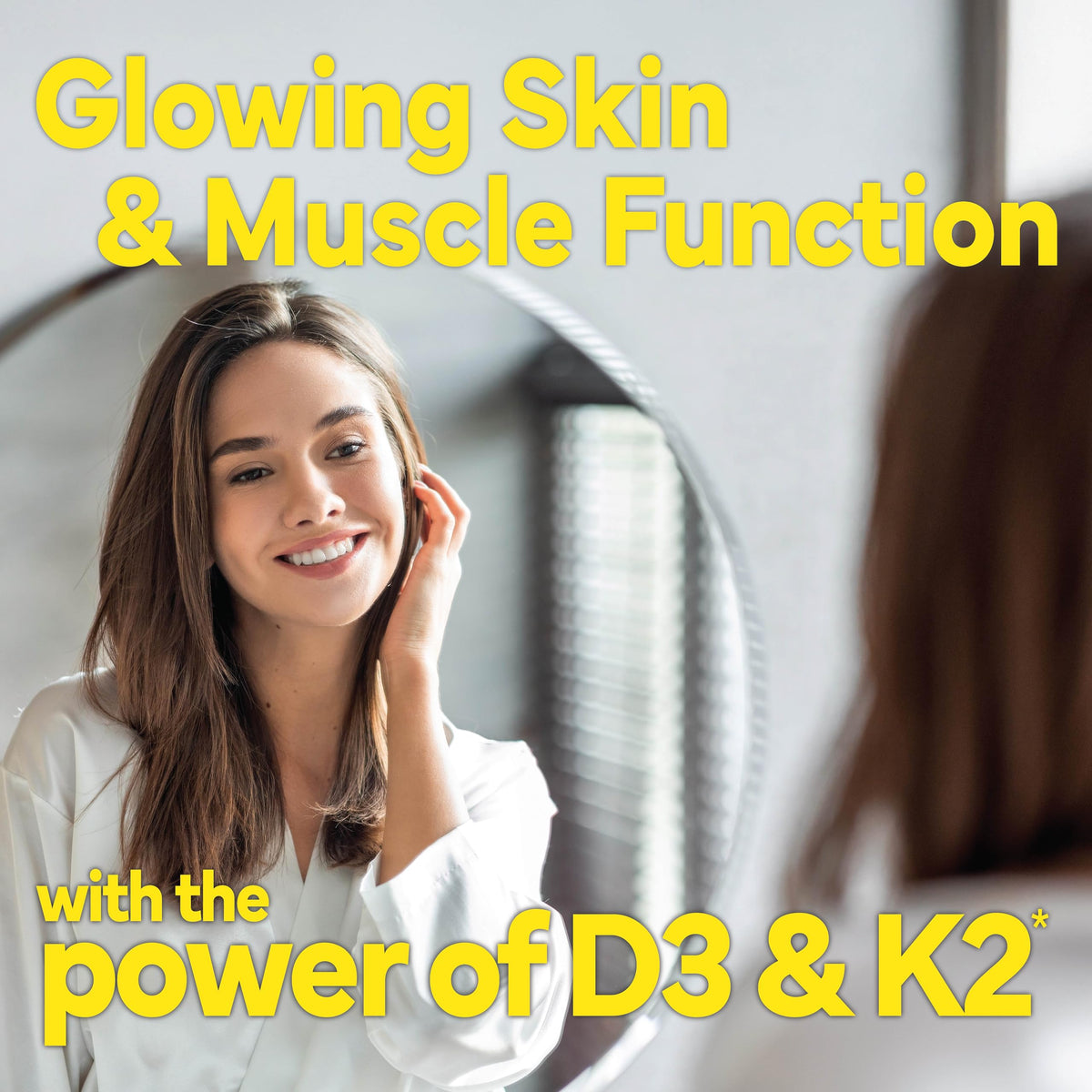 Sunshine Vitamin D3 25mcg 1000 IU with K2 packaging