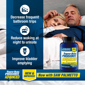SUPER BETA PROSTATE Advanced bottle side view