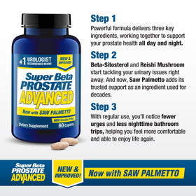 SUPER BETA PROSTATE Advanced daily serving suggestion