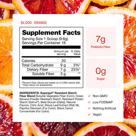 Supergut GLP1 Daily Support Blood Orange powder packaging