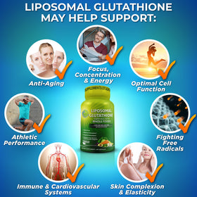 SUPPLEMENTS STUDIO Liposomal Glutathione Supplement 500mg lifestyle scene