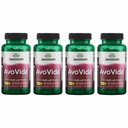 Swanson AvoVida Joint Health Supplement 300 mg 60 Capsules front view