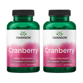 Swanson Cranberry 20:1 Juice Concentrate softgels front view