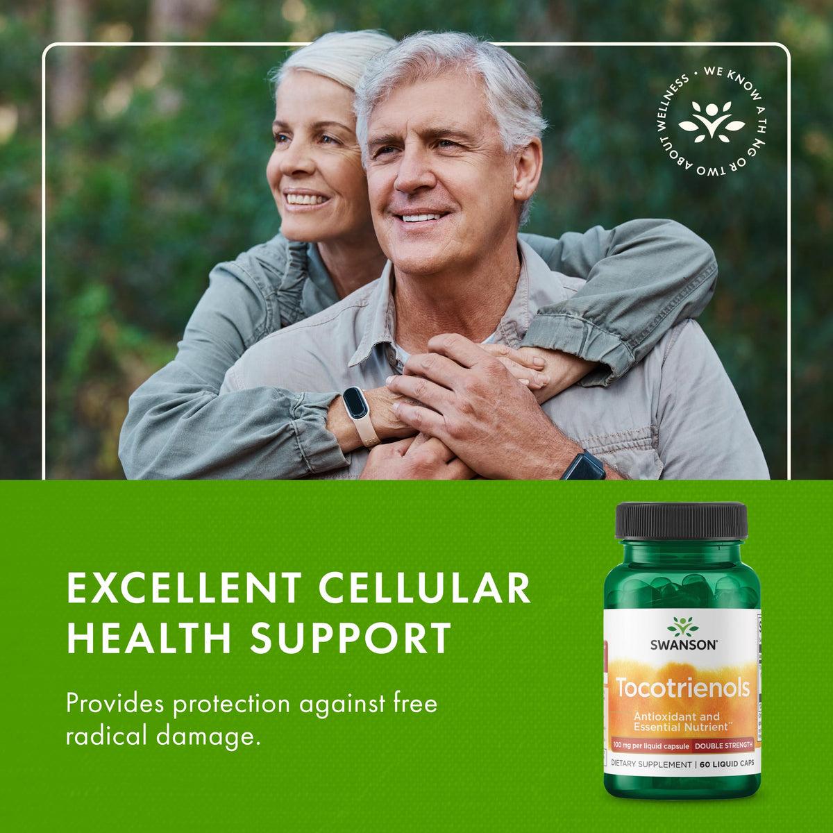 Swanson Double Strength Tocotrienols liquid capsules opened bottle