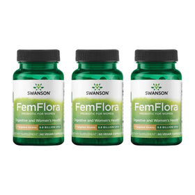 Swanson FemFlora Women's Probiotic 60 capsules front view