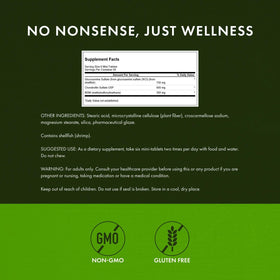 Swanson Glucosamine, Chondroitin & MSM 360 Mini-Tablets side view