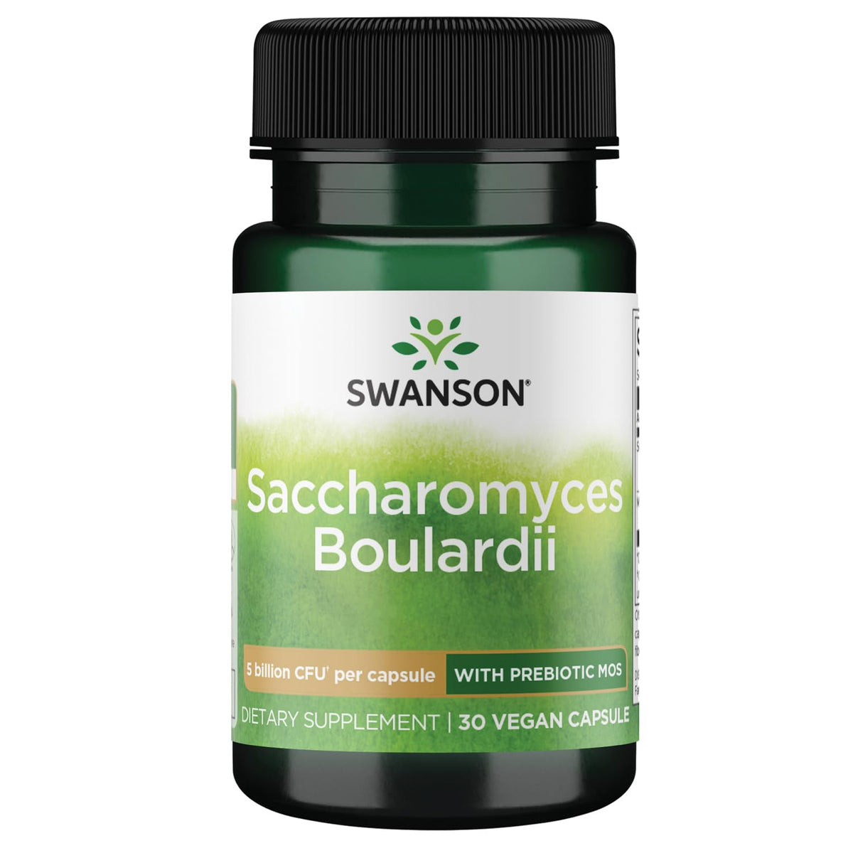 Swanson Saccharomyces Boulardii 5 Billion CFU capsule close-up