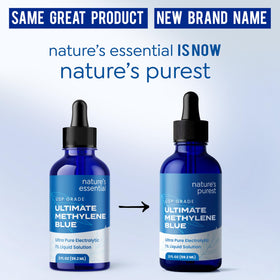Sweat & Soul Methylene Blue 2oz bottle back view