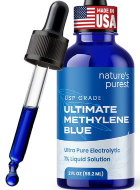 Sweat & Soul Methylene Blue 2oz bottle front view