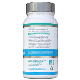 swiss bioenergetics Ashwagandha & Shilajit capsules with measuring spoon