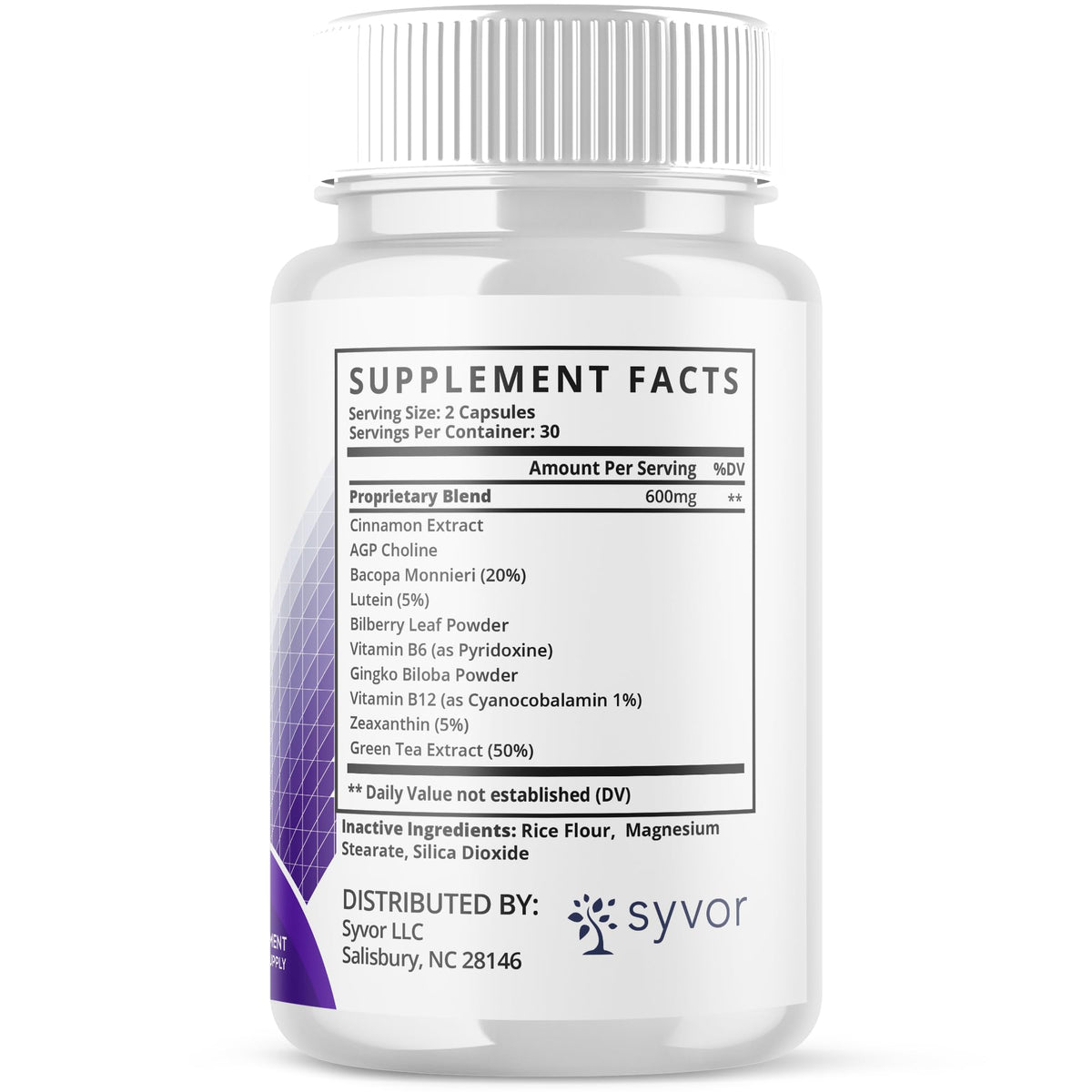 Syvor Neurocept Capsules displayed with other health supplements