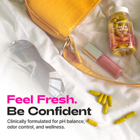 TASTE THE SWEET SPOT Pineapple & Cranberry capsules with cranberries