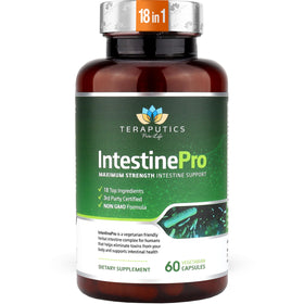 Teraputics IntestinePro 60 vegetarian capsules front view