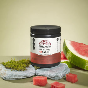 TERRA ORIGIN Healthy Gut Watermelon packaging side view