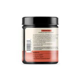 TERRA ORIGIN Healthy Gut Watermelon powder mixed in a glass
