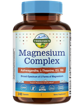 Terranics Magnesium Complex front view with label
