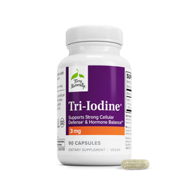 Terry Naturally Tri-Iodine 3mg 90 Capsules front view