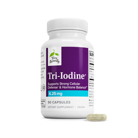 Terry Naturally Tri-Iodine 6.25 mg supplement bottle front view