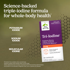 Terry Naturally Tri-Iodine bottle with capsules