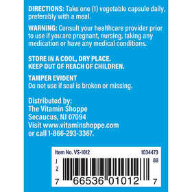 The Vitamin Shoppe C-1000 Complex 1,000MG capsules bottle with label